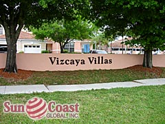 Vizcaya Villas Community Sign
